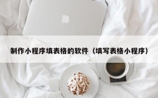高密制作小程序填表格的软件（填写表格小程序）