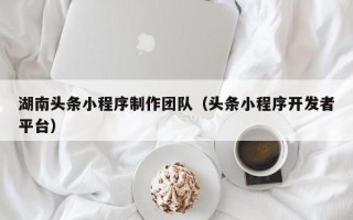 高密湖南头条小程序制作团队（头条小程序开发者平台）
